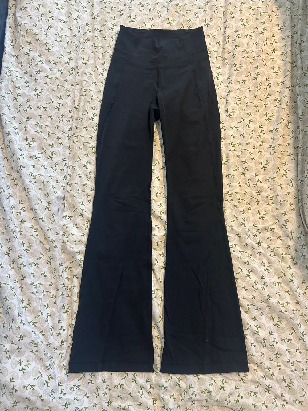lululemon athletica Black Flare Yoga Pants